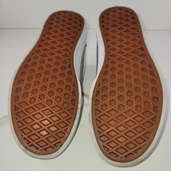 Vans Old Skool Missy Silver Glitter Skate Shoes Low Top Lace Up 3 - Picture 7 of 7